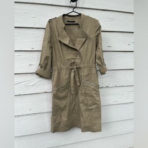 Elie Tahari Tan Shirt Dress size 6